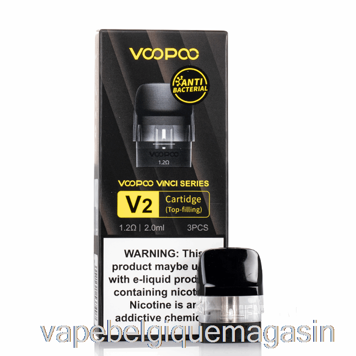 Vape Juice Voopoo Drag Nano 2 Pods De Remplacement Cartouche Vinci V2 1,2 Ohm